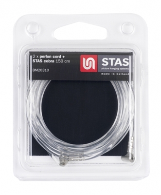 STAS Cobra & Perlon Cord 59" ( 150 cm) - Blister 2 x