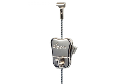 STAS zipper hook and STAS cobra with steel cable (for loads up to 44 lbs)